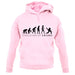 Evolution Of Woman Cricket unisex hoodie