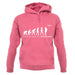 Evolution Of Woman Droning unisex hoodie