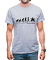 Evolution Of Woman Drumming Mens T-Shirt
