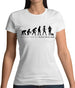Evolution Of Woman Electrician Womens T-Shirt