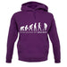 Evolution Of Woman Fieldhockey unisex hoodie