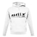 Evolution Of Woman Freerunning unisex hoodie