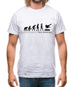 Evolution Of Woman Freerunning Mens T-Shirt