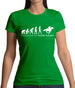 Evolution Of Woman Horse Riding Womens T-Shirt