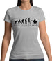 Evolution Of Woman Judo Womens T-Shirt