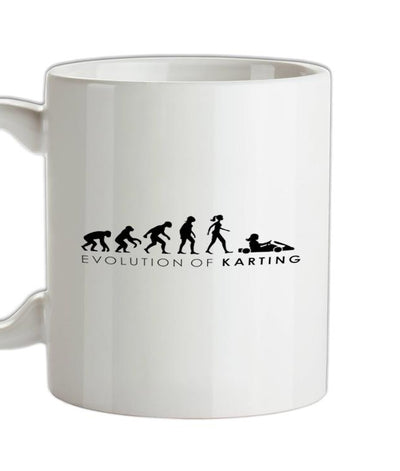 Evolution of Woman - Karting Ceramic Mug