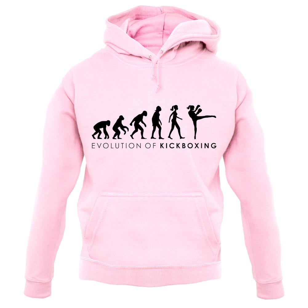 Evolution Of Woman Kickboxing unisex hoodie
