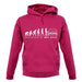 Evolution Of Woman Mk1 Golf unisex hoodie