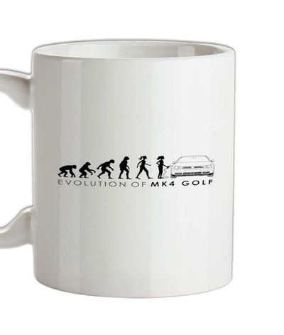 Evolution of Woman - MK4 Golf Ceramic Mug