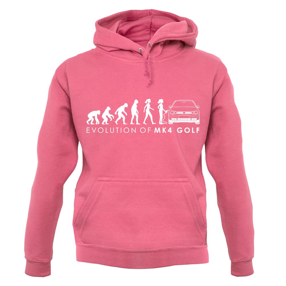 Evolution Of Woman Mk4 Golf Unisex Hoodie Tee.sh
