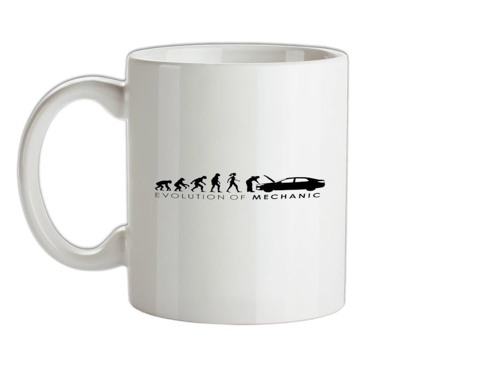 Evolution of Woman - Mechanic Ceramic Mug