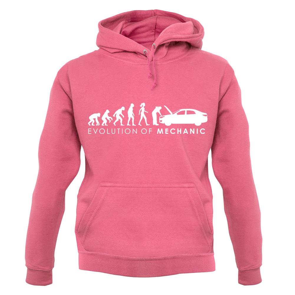 Evolution Of Woman Mechanic unisex hoodie