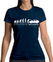 Evolution Of Woman Mechanic Womens T-Shirt