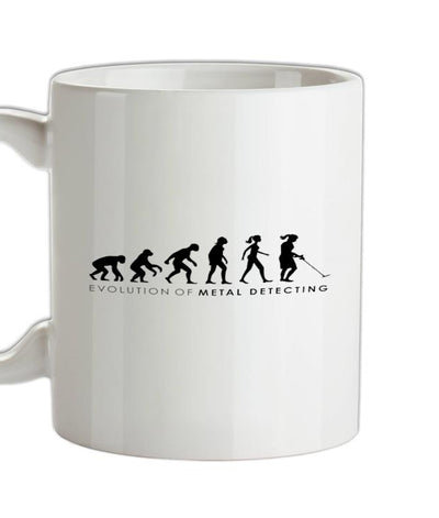 Evolution of Woman - Metal Detecting Ceramic Mug