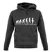 Evolution Of Woman Metal Detecting unisex hoodie