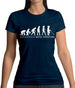 Evolution Of Woman Metal Detecting Womens T-Shirt