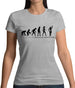 Evolution Of Woman Mexican Wrestler Womens T-Shirt