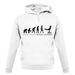 Evolution Of Woman Micro Scooter unisex hoodie