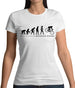 Evolution Of Woman Mountain Bike Womens T-Shirt