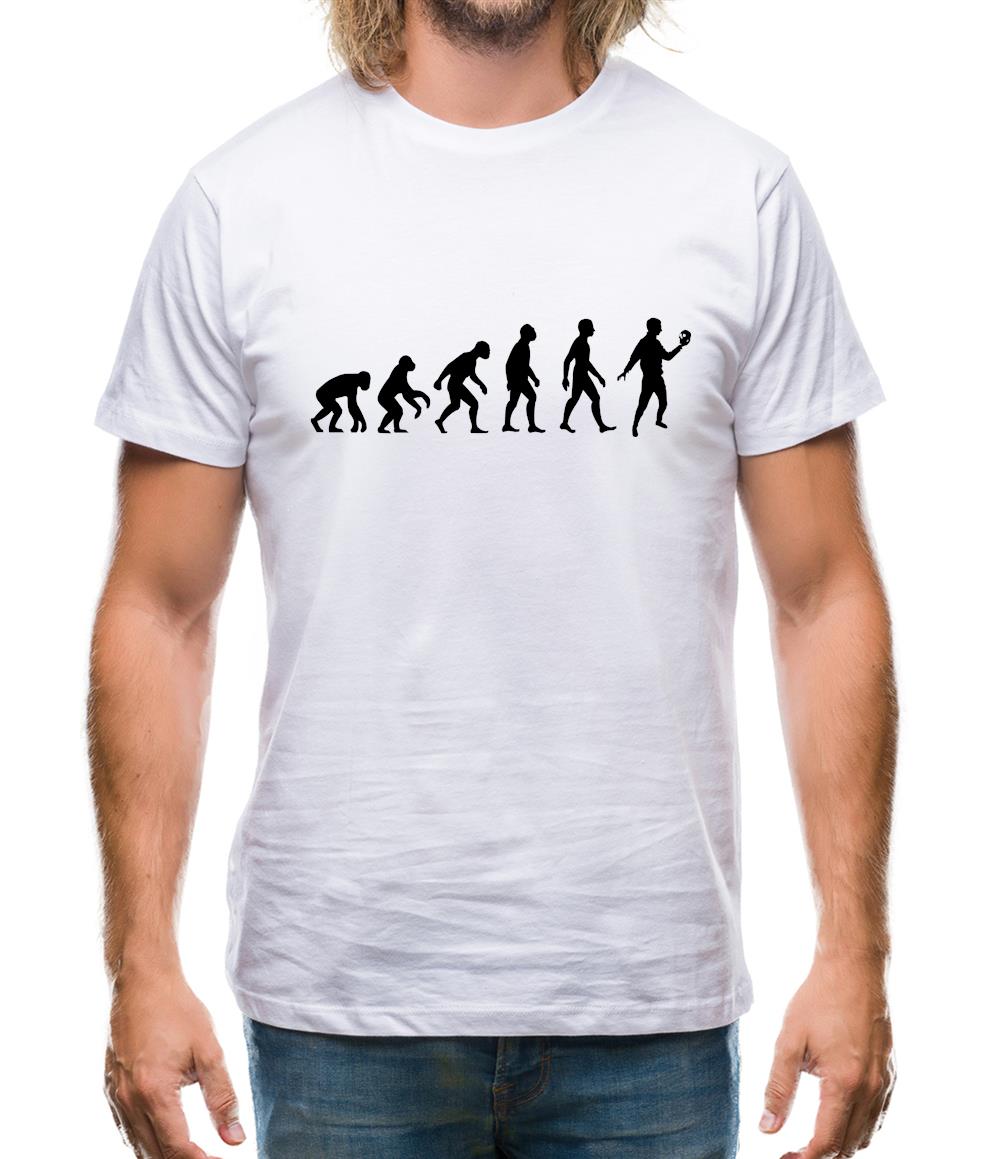Evolution Of Man Acting Mens T-Shirt