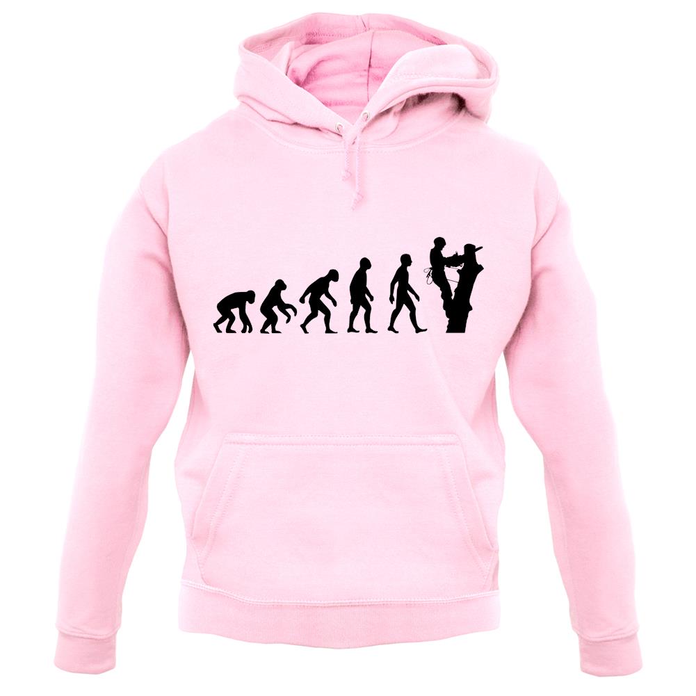 Evolution Of Man Tree Surgeon unisex hoodie