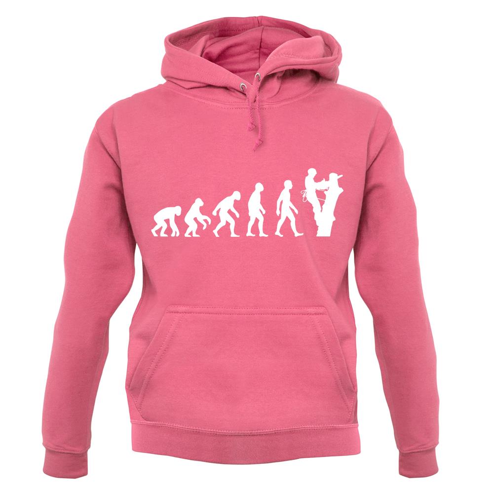 Evolution Of Man Tree Surgeon unisex hoodie