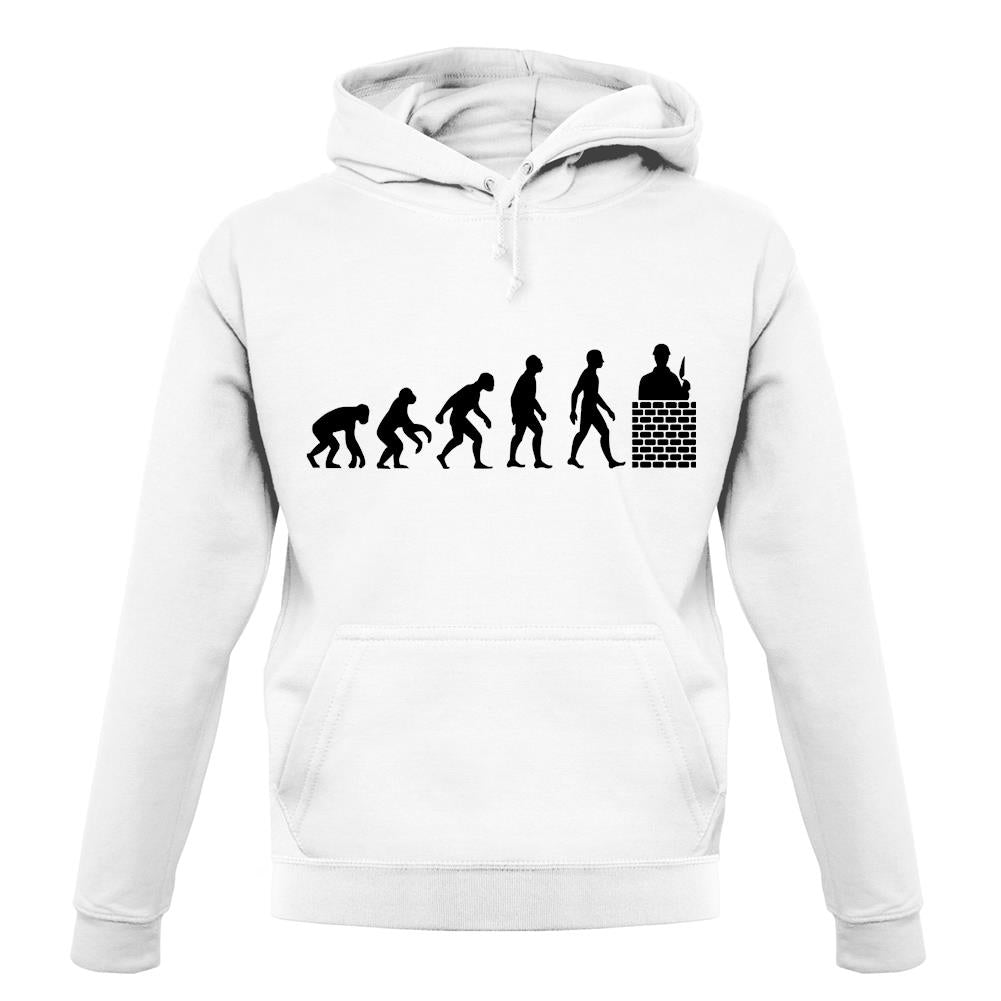 Evolution Of Man Brick Layer unisex hoodie