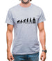 Evolution Of Man Brick Layer Mens T-Shirt