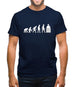 Evolution Of Man Brick Layer Mens T-Shirt