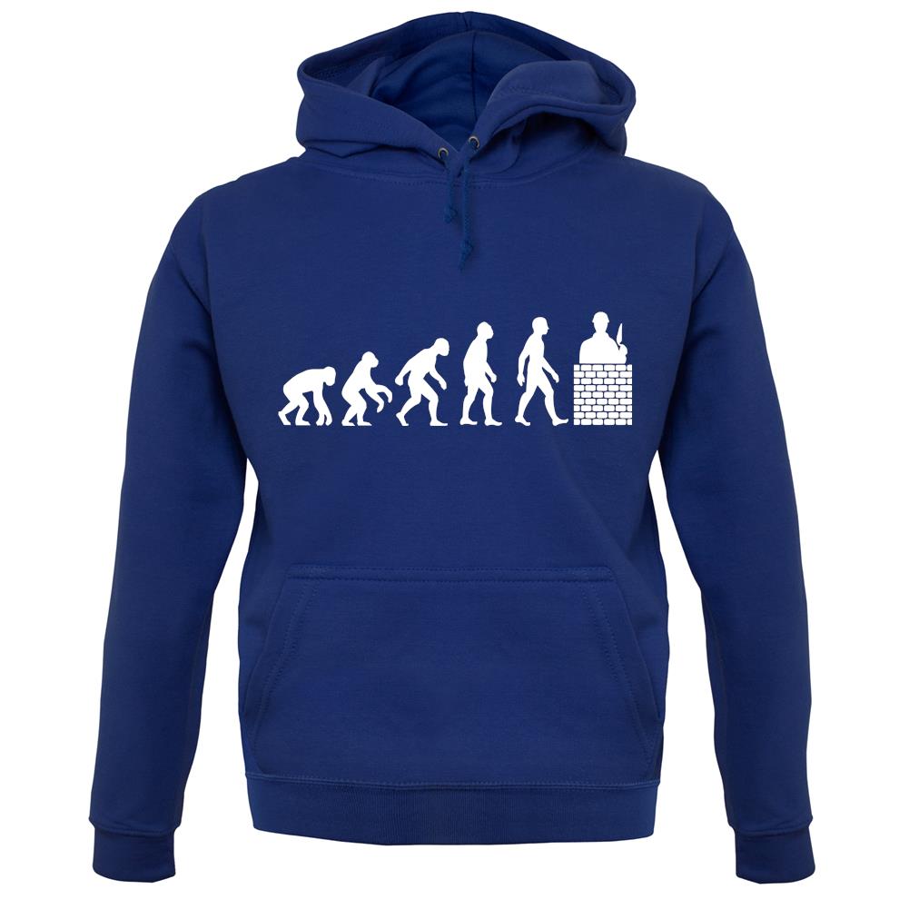 Evolution Of Man Brick Layer unisex hoodie