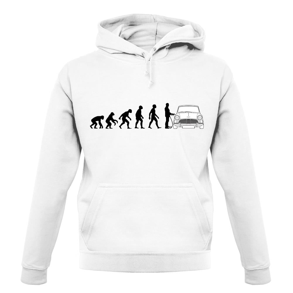 Evolution Of Man Austin Cooper Driver unisex hoodie