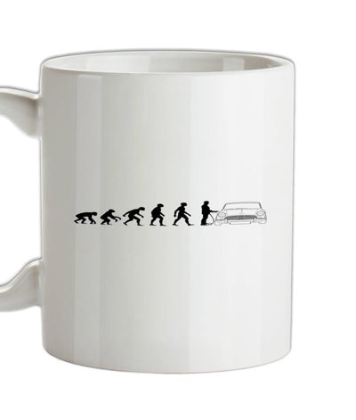 Evolution of Man Austin Cooper Driver Ceramic Mug