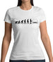 Evolution Of Man Austin Cooper Driver Womens T-Shirt