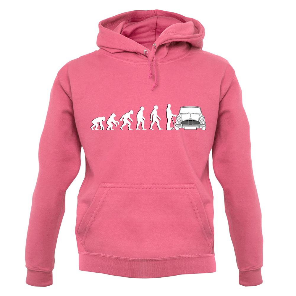 Evolution Of Man Austin Cooper Driver unisex hoodie