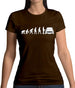 Evolution Of Man Austin Cooper Driver Womens T-Shirt