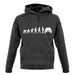 Evolution Of Man Saxo Driver unisex hoodie