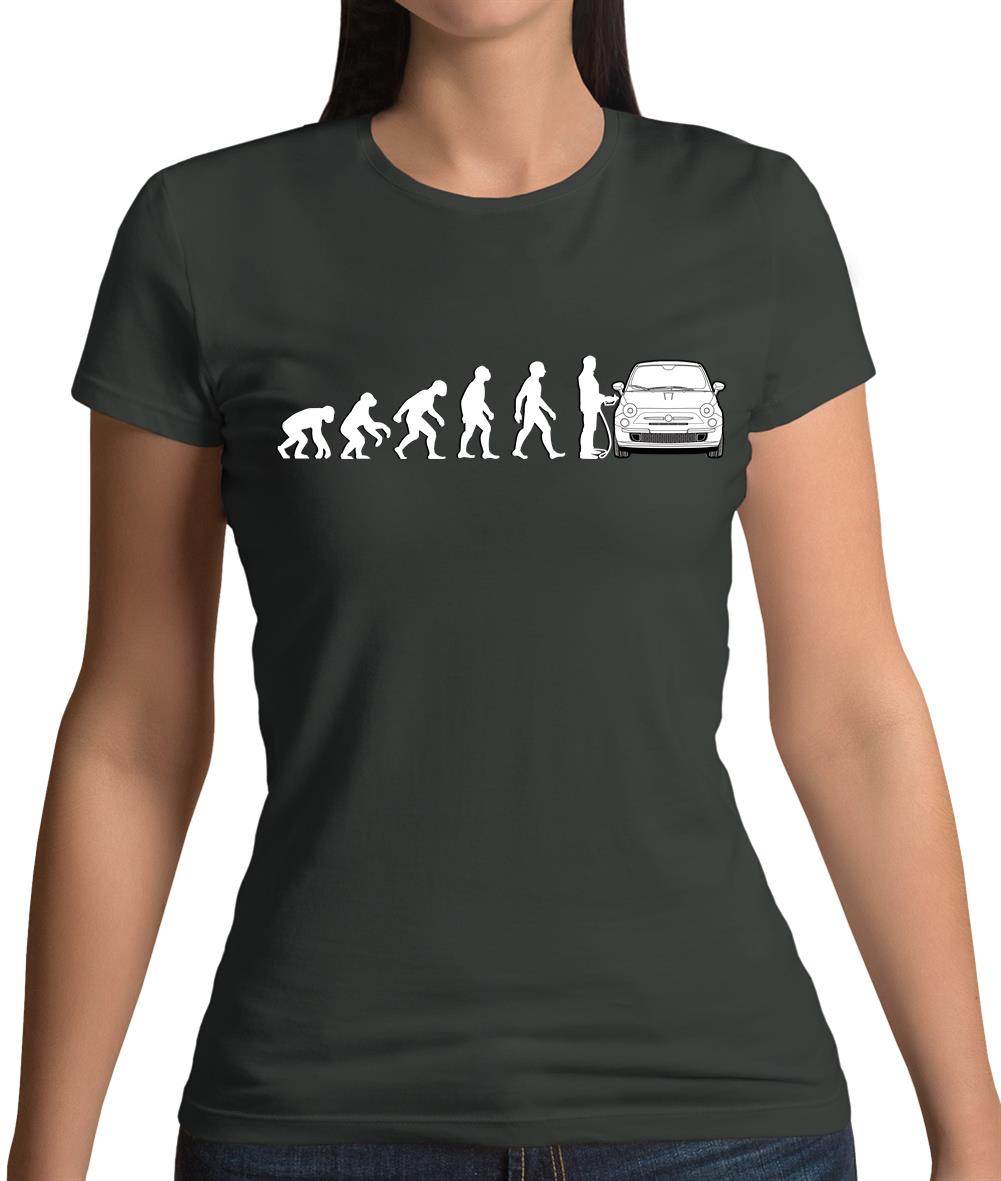 Evolution Of Man 500 Driver Womens T-Shirt