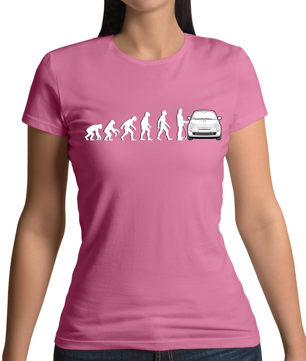 Evolution Of Man 500 Driver Womens T-Shirt