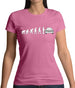 Evolution Of Man Mk1 Escort Driver Womens T-Shirt