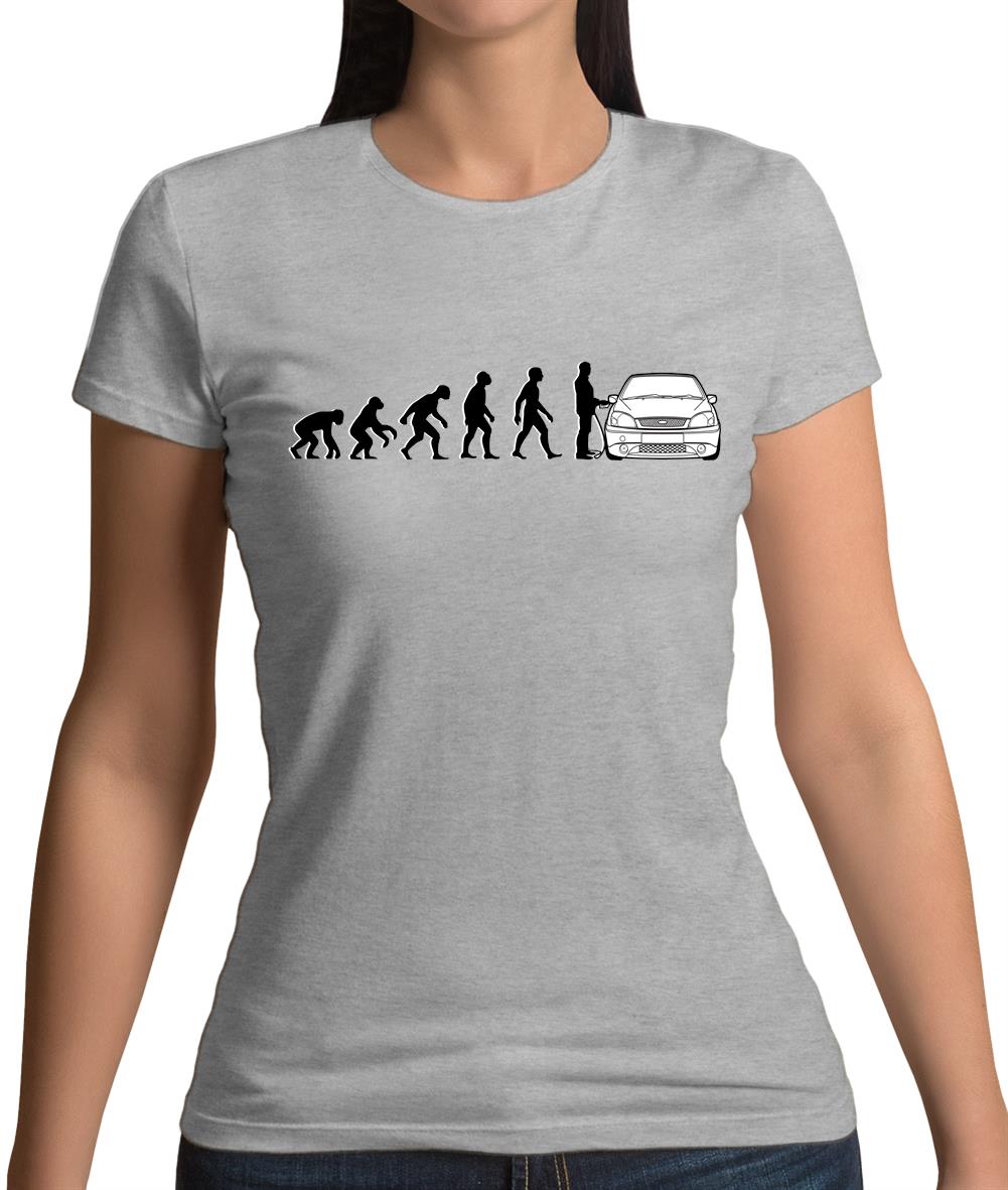 Evolution Of Man Fiesta Driver Womens T-Shirt