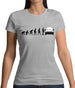 Evolution Of Man Transit Driver Womens T-Shirt