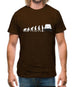 Evolution Of Man Transit Driver Mens T-Shirt