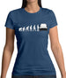 Evolution Of Man Transit Driver Womens T-Shirt