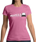 Evolution Of Man Transit Driver Womens T-Shirt