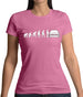 Evolution Of Man Mk1 Golf Driver Womens T-Shirt