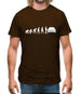 Evolution Of Man Mk4 Golf Driver Mens T-Shirt