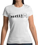 Evolution Of Man Jk Driver Womens T-Shirt