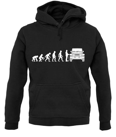 Evolution Of Man Jk Driver unisex hoodie