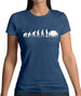 Evolution of Man 911 Driver Womens T-Shirt