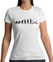 Evolution Of Man Clio Driver Womens T-Shirt